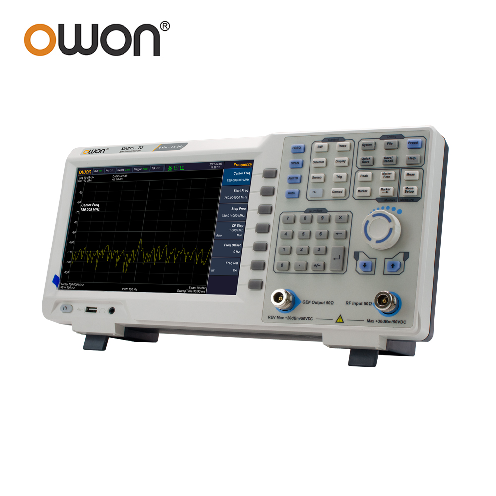 Spectrum Analyzer Tracking Generator 1.5Ghz - OWON XSA815TG Dijital Spektrum Analizörü 9