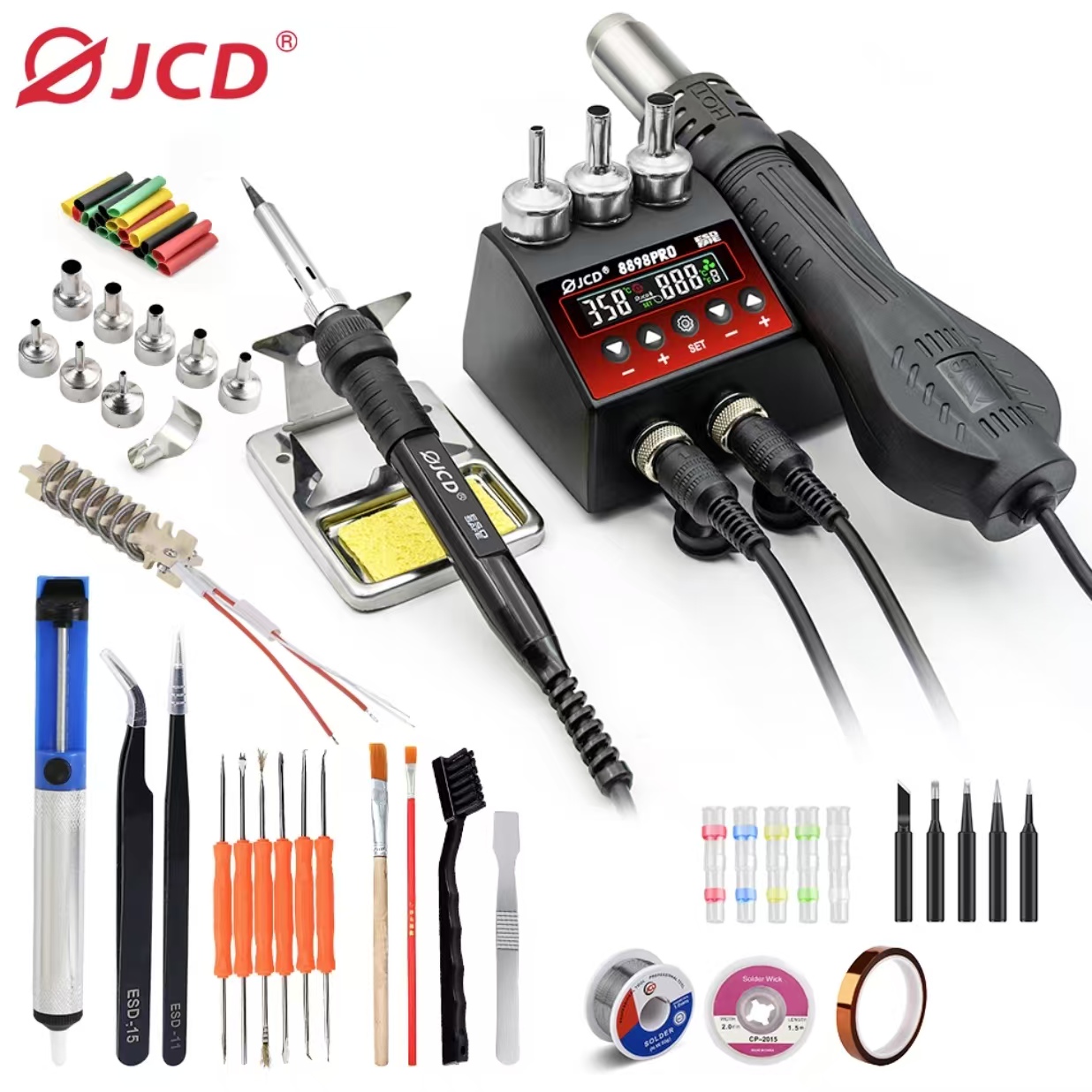 750 W SMD Rework Lehimleme İst - Smd Rework Station Hot Air Soldering 2 In 1 incelemesi ve fiyatı