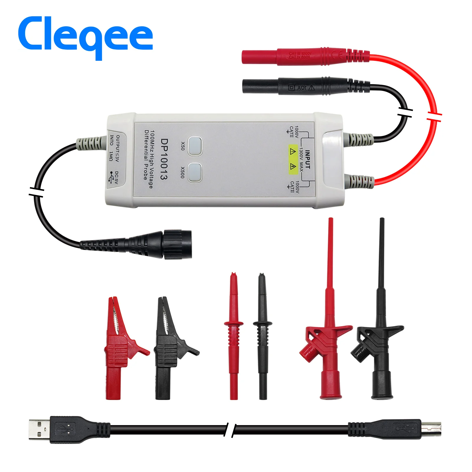 Cleqee 1300V 100MHz Yüksek Ger - High Voltage Differential Probe 100Mhz 1300V incelemesi ve fiyatı