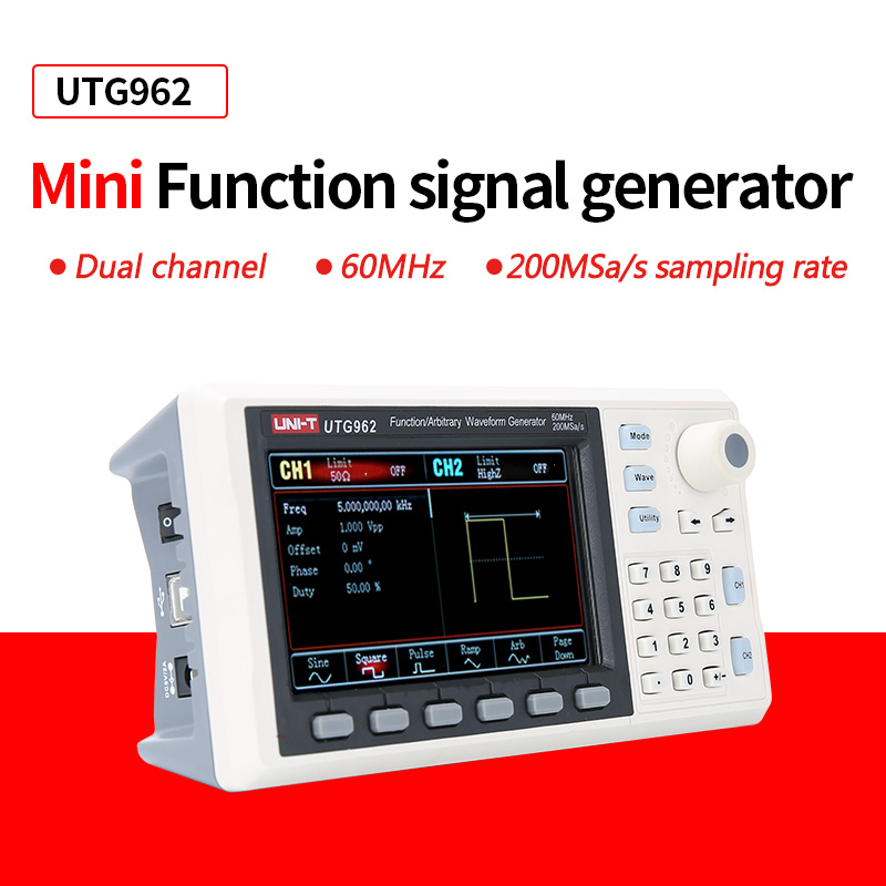 UNI-T UTG932E UTG962E Fonksiyo - Dual Channel Arbitrary Waveform Function Generator 60Mhz incelemesi ve fiyatı