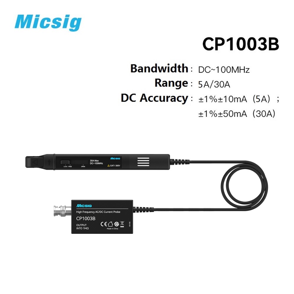 Micsig Yüksek Frekanslı CP1003 - Current Probe Ac Dc 50Mhz Oscilloscope incelemesi ve fiyatı